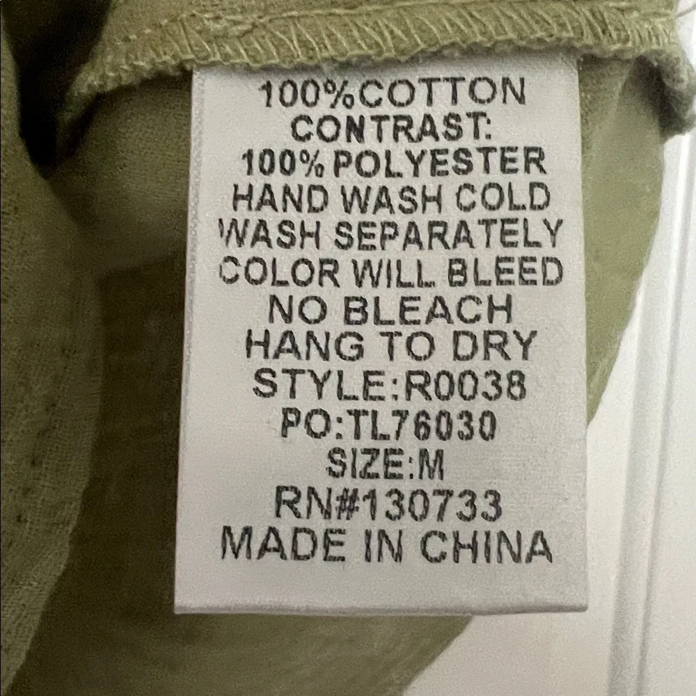 Umgee Sage Green Textured Blouse - Picture 5 of 5